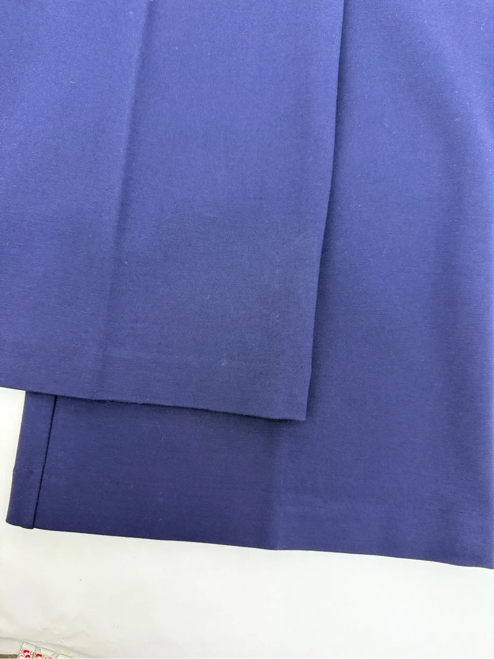 SPANX Ponte Button Front Wide Leg Pants Trousers Lapis Blue Sailor Nautical